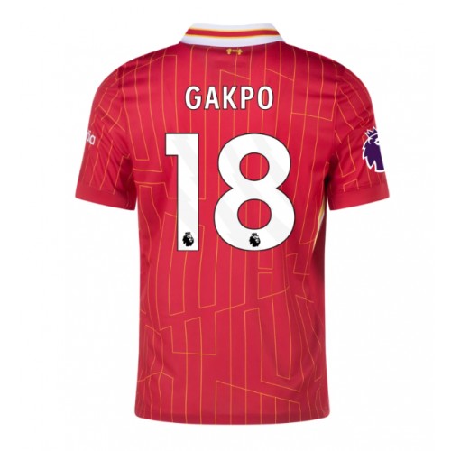 Liverpool Cody Gakpo #18 Domaci Dres 2024-25 Kratak Rukav